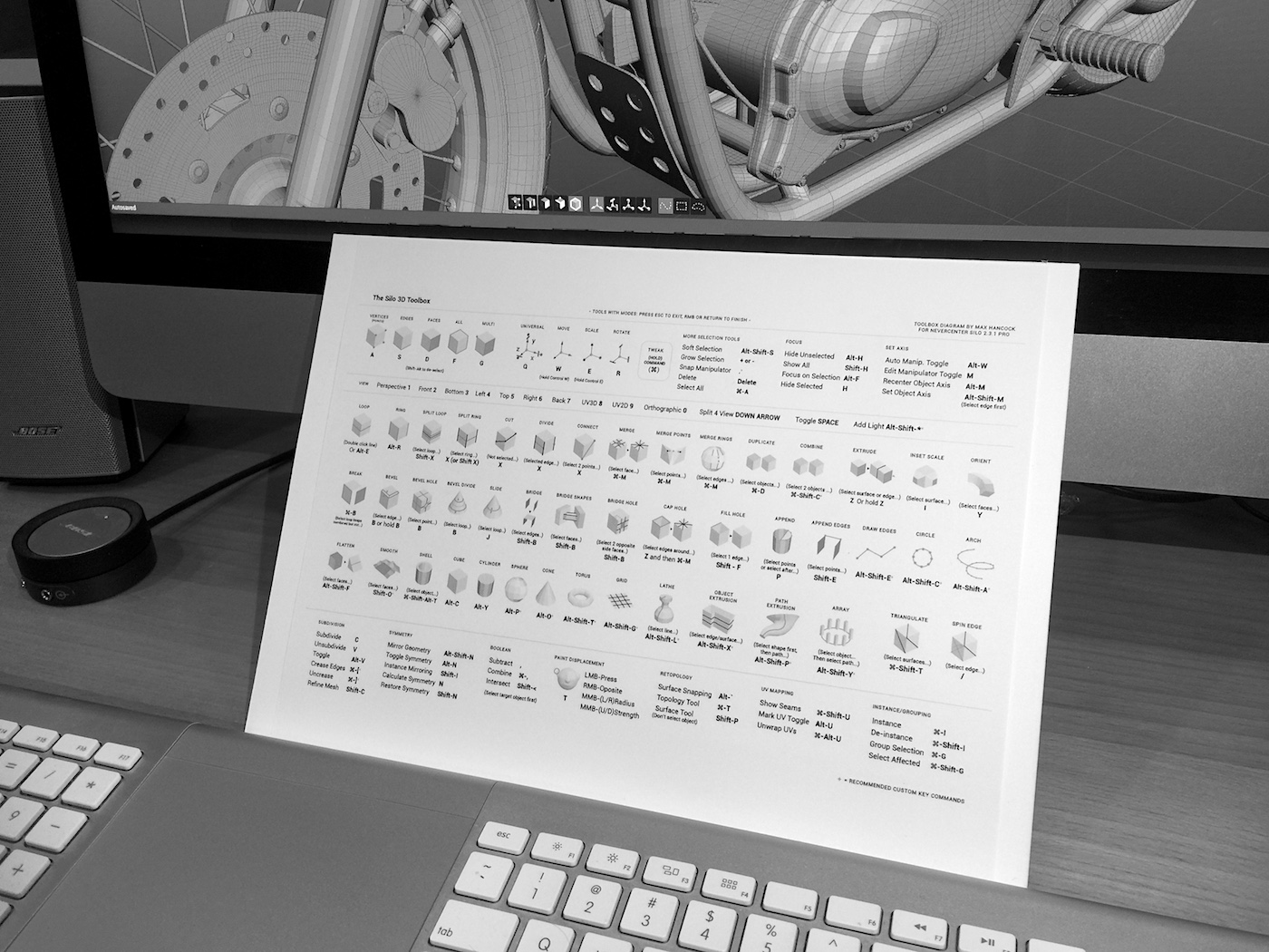Silo Toolbox on Desktop table